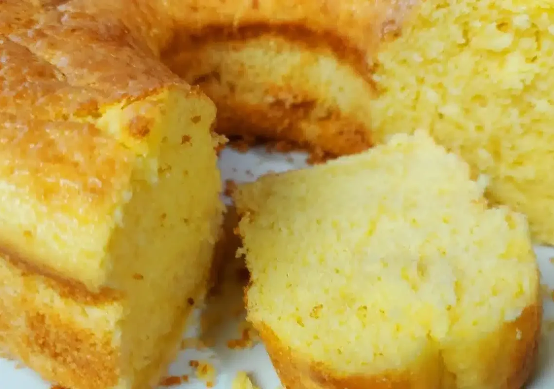Bolo de limão de liquidificador